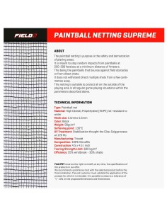 Red específica para protección en campos de paintball, soft paintball, lucha de arqueros, gel blaster, etc. 2